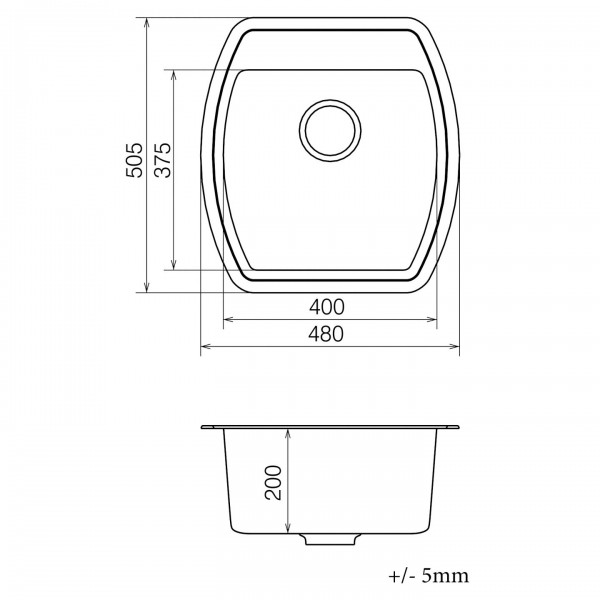 Кухонна мийка VANKOR Norton NMP 01.48 White Stone