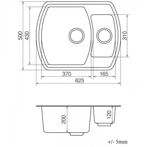 Кухонна мийка VANKOR Norton NMP 03.63 Gray