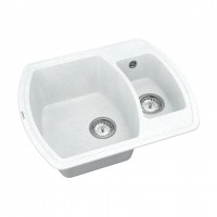 Кухонна мийка VANKOR Norton NMP 03.63 White Stone