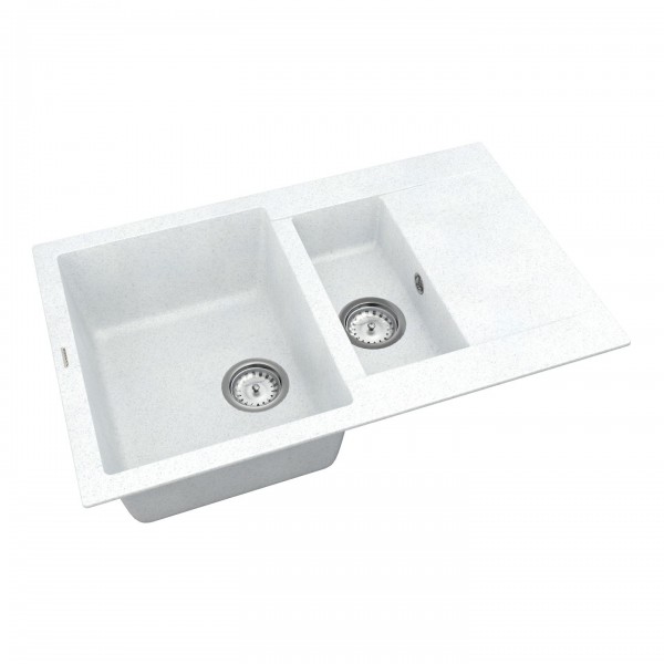 Кухонна мийка VANKOR Orman OMP 04.80 White Stone