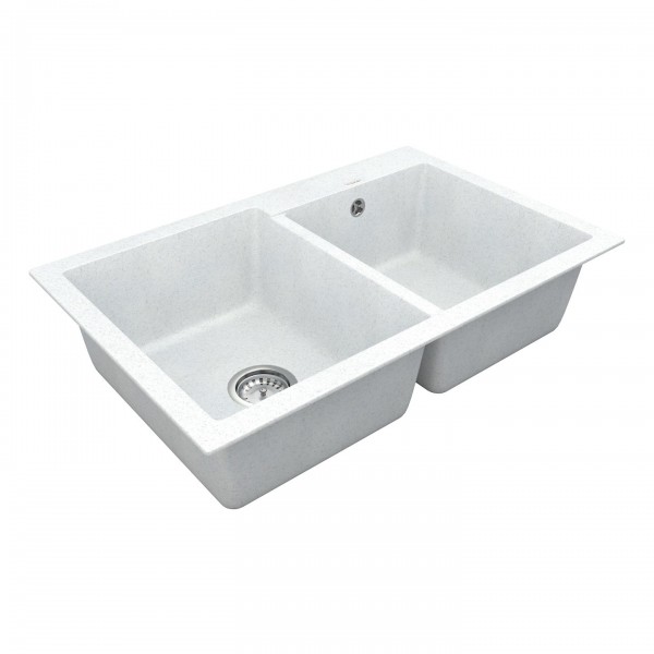 Кухонна мийка VANKOR Orman OMP 05.80 White Stone