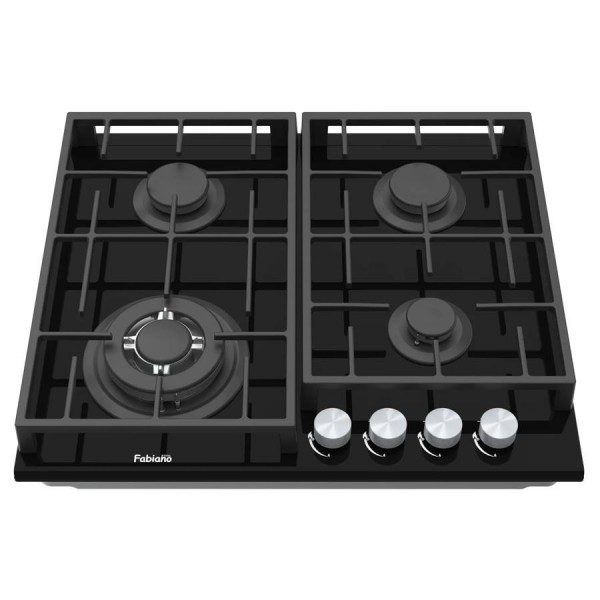 Варильна поверхня Fabiano FHG 8244 VGHT Black Glass