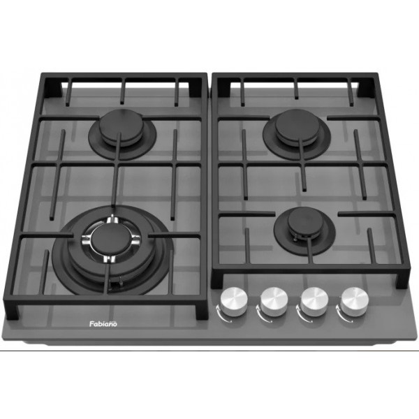 Варильна поверхня Fabiano FHG 8244 VGHT Titanium Glass