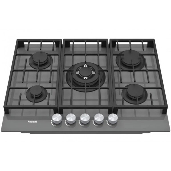 Варильна поверхня Fabiano FHG 8255 VGHT Titanium Glass