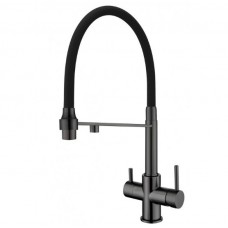 Кухонний змішувач Fabiano FKM 3143 Black Steel
