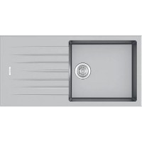 Гранітна мийка Fabiano Classic 100х50 Grey Metallic