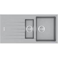 Гранітна мийка Fabiano Classic 100х50х15 Grey Metallic