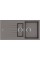 Гранітна мийка Fabiano Classic 100х50х15 Beton