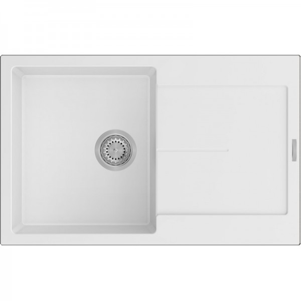 Гранітна мийка Fabiano Navio 79x50  Alpine White