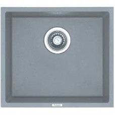 Гранітна мийка Fabiano Quadro 45x40 Grey Metallic