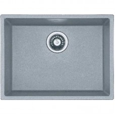 Гранітна мийка Fabiano Quadro 53x46 Grey Metallic