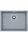 Гранітна мийка Fabiano Quadro 53x46 Grey Metallic