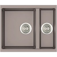 Гранітна мийка Fabiano Quadro 56x46x15 beton
