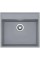 Гранітна мийка Fabiano Quadro 56x51 Grey Metallic
