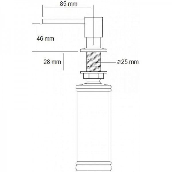 Дозатор Fabiano FASD 41 Truffle Beton