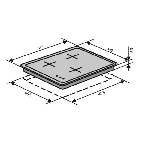 Варильна поверхня Ventolux HG430-B3 S (X)