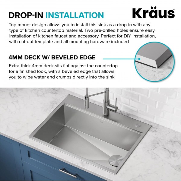 Кухонна мийка Kraus KORE ™KWT302-30