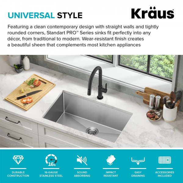 Кухонна мийка Kraus KHU100-30