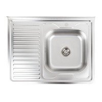 Кухонна мийка Platinum 8060 R ДЕКОР 0,7/160