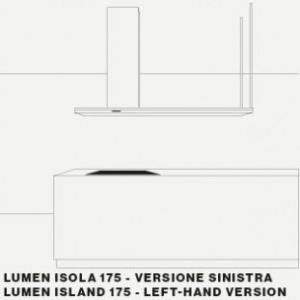 Витяжка Falmec LUMEN IS.175 DX 800 зправа