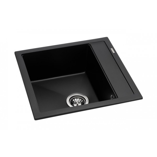 Гранітна мийка GRANADO Merida black shine