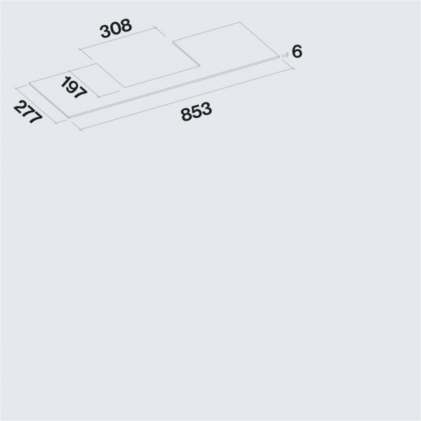 Витяжка Falmec VIRGOLA NO-DROP Touch 90 BL