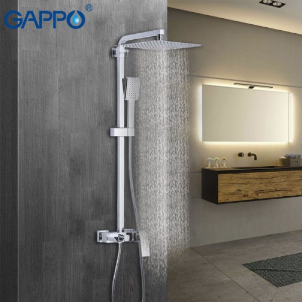 Душова стійка GAPPO G2407-30 білий/хром