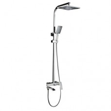 Душова стійка GAPPO G2407-8 білий/хром