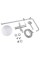 Душова система Lidz Aria 1004 Nickel