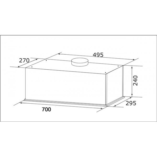 Витяжка GRANADO Palamos 4713-1200 White glass