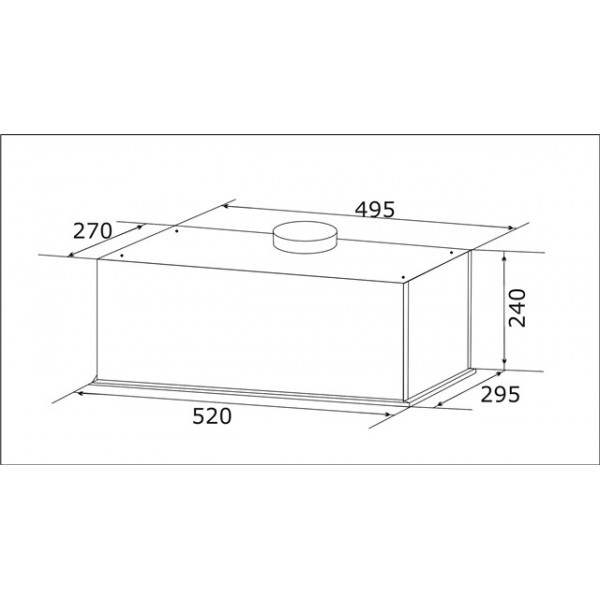 Витяжка GRANADO Palamos 4613-1200 Black glass