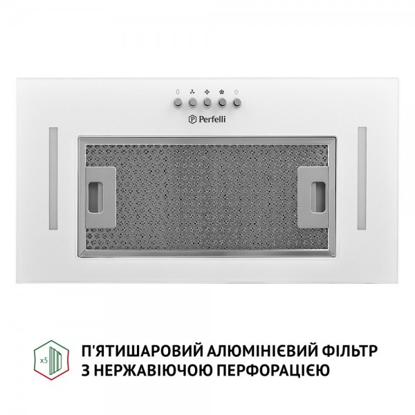 Витяжка Perfelli BI 5684 WH 1000 LED