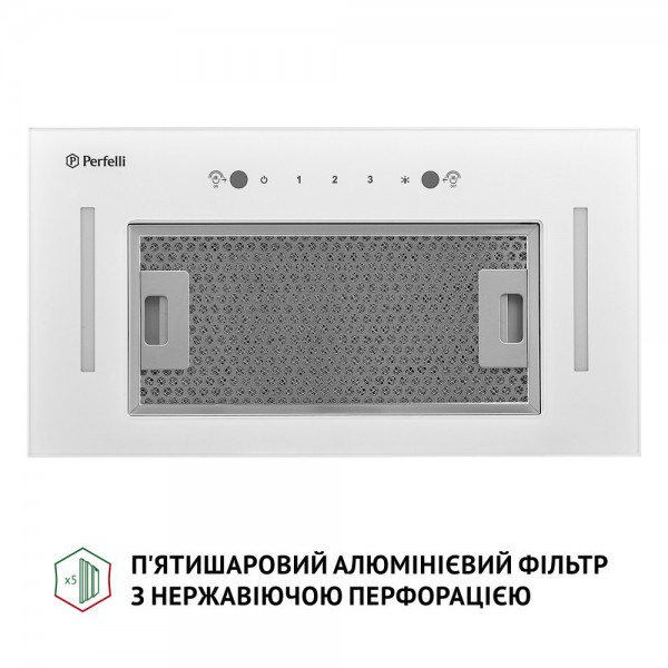 Витяжка Perfelli BIS 58844 WH 1200 LED