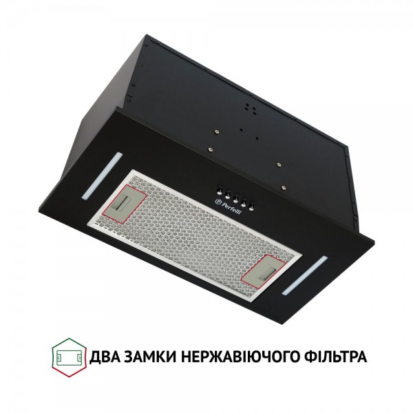 Витяжка Perfelli BI 5453 BL 850 LED Strip