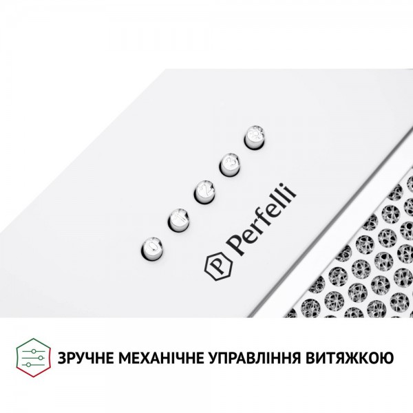 Витяжка Perfelli BI 5453 WH 850 LED Strip