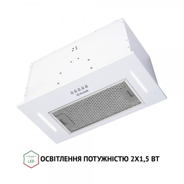 Витяжка Perfelli BI 5453 WH 850 LED Strip