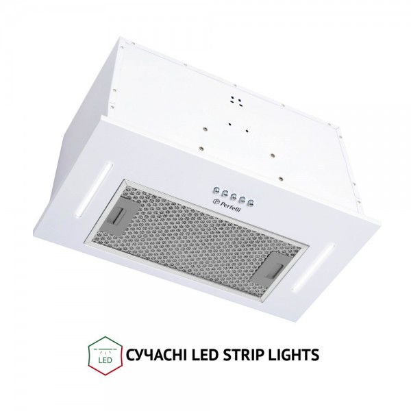 Витяжка Perfelli BI 5453 WH 850 LED Strip