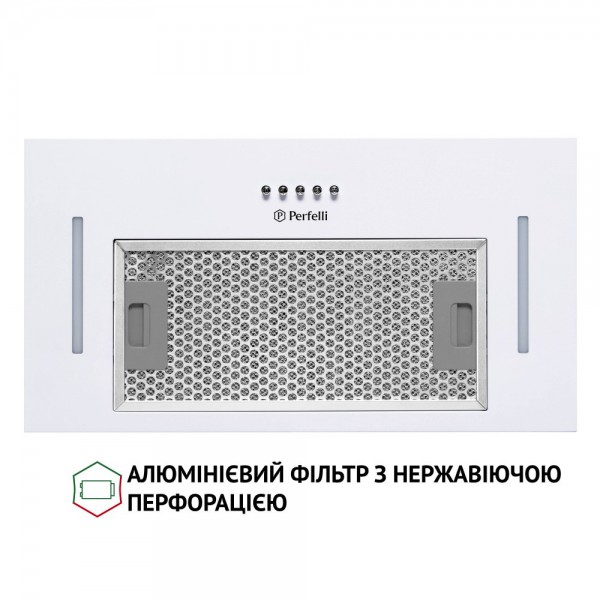 Витяжка Perfelli BI 5453 WH 850 LED Strip