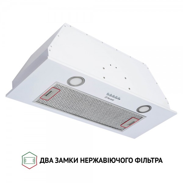 Витяжка Perfelli BI 7652 WH 1000 LED