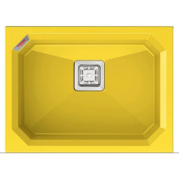 Гранітна мийка Fabiano Crystal 61x46 Yellow