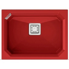 Гранітна мийка Fabiano Crystal 61x46 Rouge