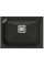 Гранітна мийка Fabiano Crystal 61x46 Antracit