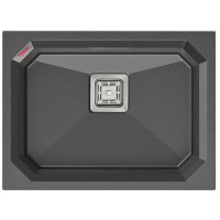 Гранітна мийка Fabiano Crystal 61x46 Titanium