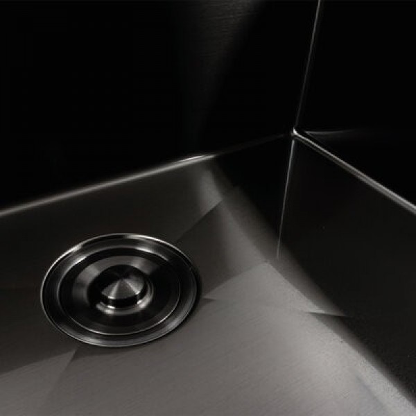 Кухонна мийка PLATINUM 6050 BL з підставкою під ножі