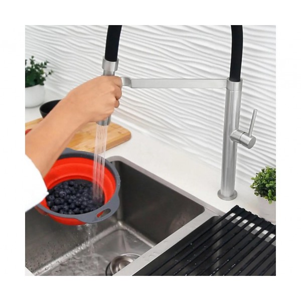 Кухонний змішувач Fabiano FKM 68P SS Inox