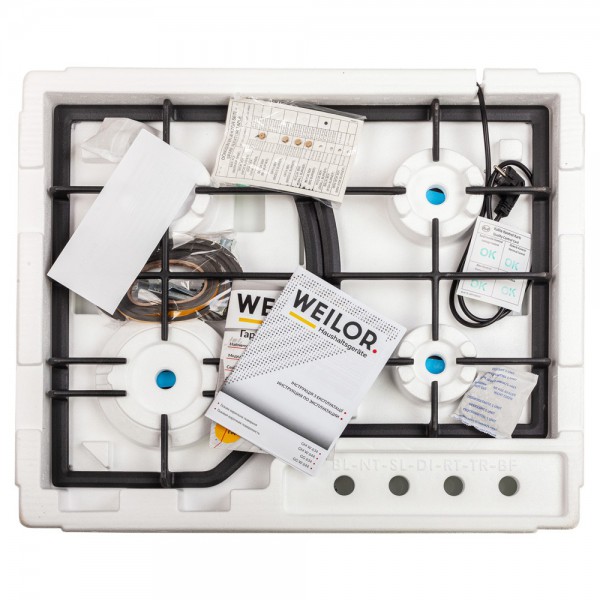 Варильна поверхня WEILOR GM W 644 WH