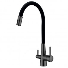 Кухонний змішувач Fabiano FKM 3121 Flex Black Steel