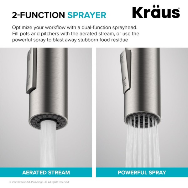 Кухонний змішувач Kraus KPF-2620MB