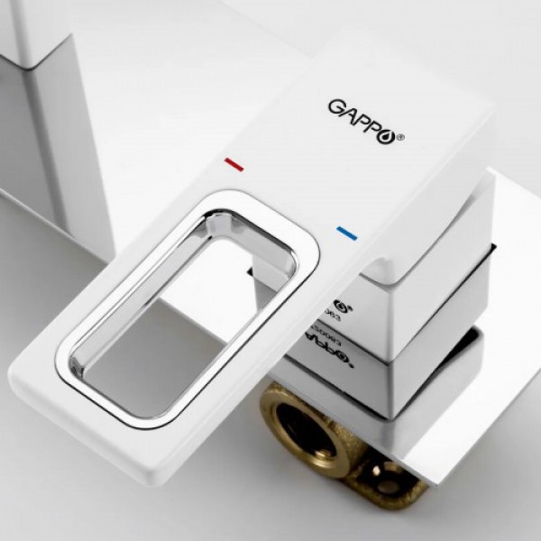 Змішувач GAPPO G1017-12 білий