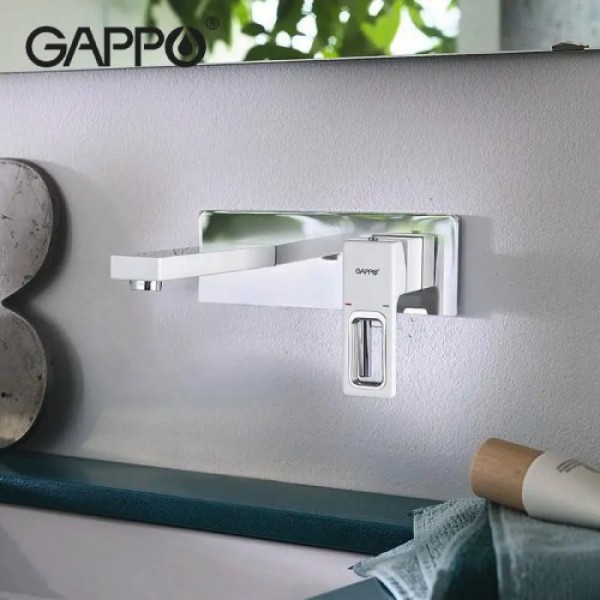 Змішувач GAPPO G1017-12 білий